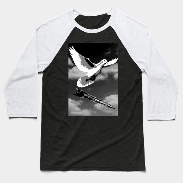 "War & Peace" Baseball T-Shirt by Agon Authentic